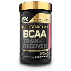 Амінокислоти BCAA Полуниця Ківі Optimum Nutrition (Gold Standard BCAA Strawberry Kiwi) 266 г
