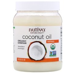 Кокосовое масло рафинированное Nutiva (Coconut Oil Refined) 1600 мл купить в Киеве и Украине