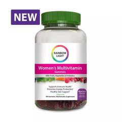 Мультивітаміни для енергії для жінок Rainbow Light (Women's Multivitamin Gummies) 100 цукерок