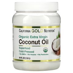 Кокосовое масло California Gold Nutrition (Coconut Oil) 1600 мл купить в Киеве и Украине
