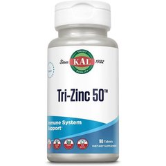 Цинк KAL (Tri-Zinc 50) 50 мг 90 таблеток