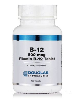 Витамин B12 Douglas Laboratories (B-12) 500 мкг 100 таблеток купить в Киеве и Украине