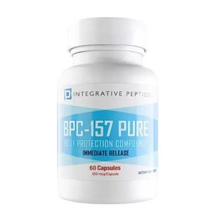 Пептиды БПС-157 немедленного высвобожд Integrative Peptides (BPC-157 Immediate Release) 500 мкг 60 капсул купить в Киеве и Украине