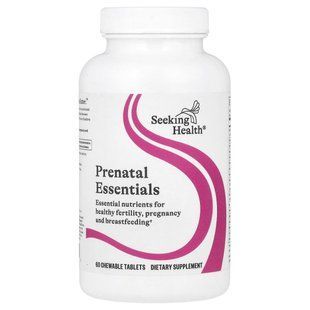 Комплекс витаминов для беременных Seeking Health (Prenatal Essentials Chewable) 60 жевател. таблеток купить в Киеве и Украине