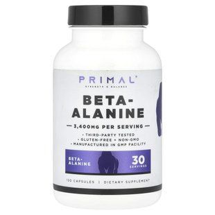 PrePrimal, Beta-Alanine, 120 Capsules (850 mg per Capsule) купить в Киеве и Украине