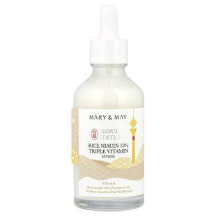 Mary & May, Seoul Edition, Rice Niacin 10% Triple Vitamin Serum, 2.7 fl oz (80 ml)