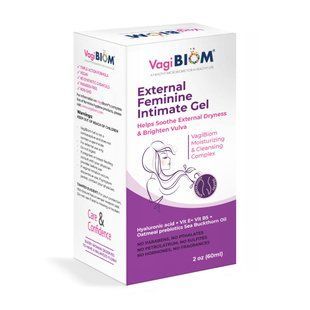 Внешний вагинальный увлажняющий гель Biom Probiotics (Natural External Vaginal Moisturizer Gel) 60 мл купить в Киеве и Украине