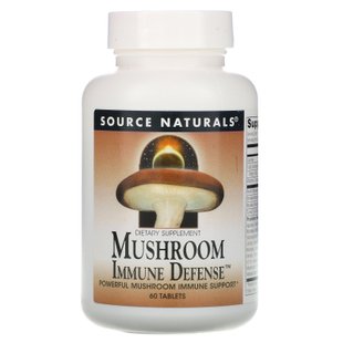 Иммунная защита комплекс из 16 грибов Source Naturals (Mushroom Immune Defense) 60 таблеток купить в Киеве и Украине