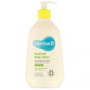 Лосьйон для тіла, захист від запаху, Derma: B, 400 мл