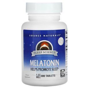 Мелатонин Source Naturals (Melatonin) 1 мг 300 таблеток купить в Киеве и Украине
