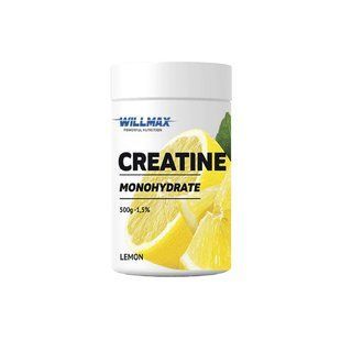 Creatine Monohydrate Willmax 500 g lemon купить в Киеве и Украине