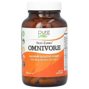 Пищеварительные ферменты Pure Essence (Real-Zymes Omnivore) 90 растительных капсул купить в Киеве и Украине
