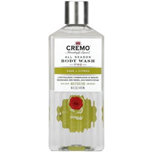 Cremo, All Season, Wash, No. 2, Sage & Citrus, 16 жидких унций (473 мл) купить в Киеве и Украине