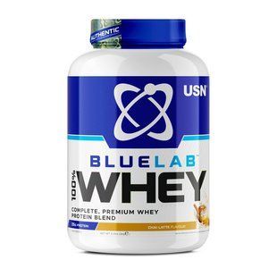 USN, Blue Lab 100% Whey Premium Protein, 2 kg, chai late