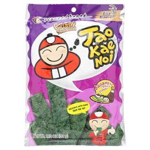 Tao Kae Noi, Crispy Seaweed Snack, Japanese Sauce, 1.12 oz (32 g) купить в Киеве и Украине
