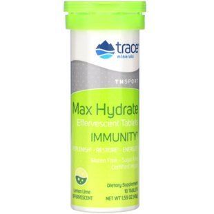 High-Efficiency Tablets for Electrolyte Removal, Lemon Lime, Trace Minerals Research, 1.59 oz (45 g).