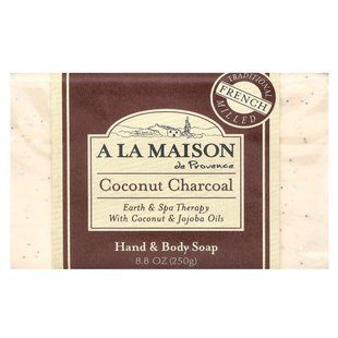 A La Maison de Provence, Hand & Body Bar Soap, Coconut Charcoal, 8.8 oz (250 g) купить в Киеве и Украине
