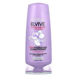 L'Or&eacute;al, Elvive, Hyaluron + Pump, 72H Hydrating Conditioner, Dry, Dehydrated Hair, 12.6 fl oz (375 ml)