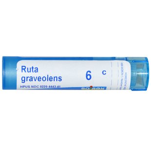 Рута душистая6C, Boiron, Single Remedies, прибл. 80 гранул купить в Киеве и Украине