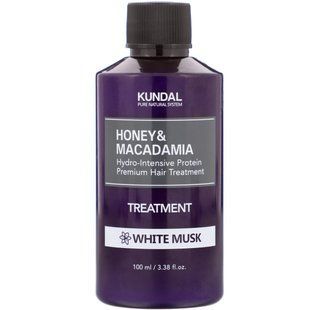 Лечение с белым мускусом, Honey & Macadamia, Kundal, 100 мл купить в Киеве и Украине