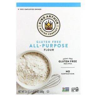 Безглютеновая универсальная мука, King Arthur Flour, 24 унций (680 г) купить в Киеве и Украине