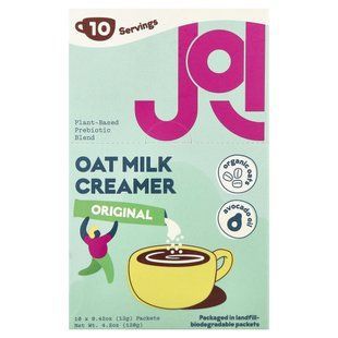 JOI, Oat Milk Creamer, Original, 10 Packets, 0.42 oz (12 g) Each купить в Киеве и Украине
