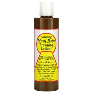 Лосьон для загара, Amazing Browning Lotion, Maui Babe, 236 мл купить в Киеве и Украине