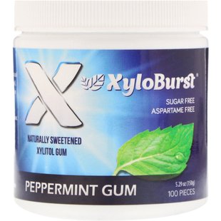 Жевательная резинка с ксилитом Xyloburst (Xylitol Gum) 150 г 100 шт купить в Киеве и Украине