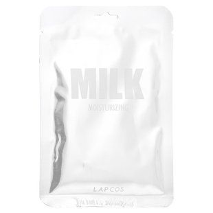 Fabric mask with milk, moisturizing, Lapcos, 1 pc., 30 ml.