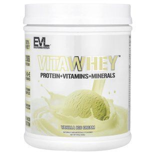 EVLution Nutrition, VitaWhey&trade;, Vanilla Ice Cream, 19.5 oz (554 g) купить в Киеве и Украине