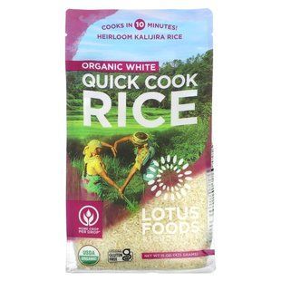 Lotus Foods, Organic White Rice, Quick Cook, 15 oz (425 g) купить в Киеве и Украине
