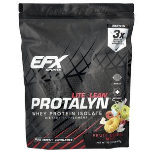 EFX Sports, Protalyn&reg; Whey Protein Isolate, Fruit Cereal Milk, 2 lb (907 g)