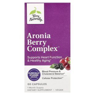 Комплекс ягід аронії Terry Naturally (Aronia Berry Complex) 60 капсул