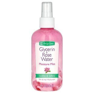 De La Cruz, Glycerin & Rose Water, Moisture Mist, 8 fl oz (236 ml) купить в Киеве и Украине