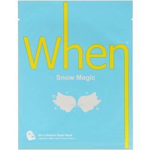 Биоцеллюлозная тканевая маска Snow Magic, When Beauty, 1 шт., 23 мл купить в Киеве и Украине