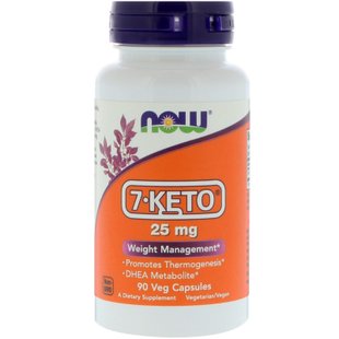 7-Кето ДГЭА Now Foods (7-Keto DHEA) 25 мг 90 капсул купить в Киеве и Украине