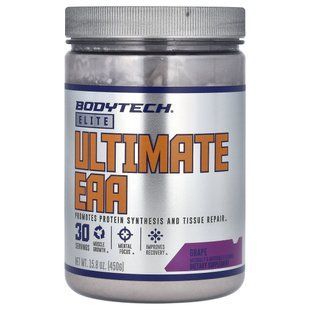 BodyTech, Elite, добавка з добавок EAA, із виноградом, 450 г (15,8 унції)
