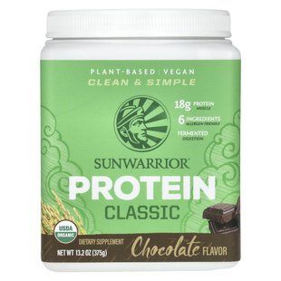 Classic protein, organic plant-based, natural, Sunwarrior, 375 g