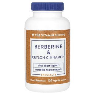 The Vitamin Shoppe, Berberine & Ceylon Cinnamon, 120 Vegetable Capsules купить в Киеве и Украине