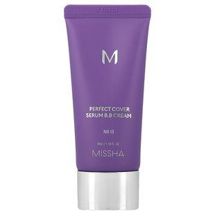 Missha, Perfect Cover Serum B.B Cream, No.13 Light Fair, 1.18 fl oz (35 ml)
