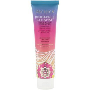 Pineapple cleansing, face wash for oily skin, Pacifica, 5 fl oz (147 ml).