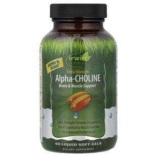 Альфа-холін Irwin Naturals (Alpha Choline) 60 капсул із рідиною