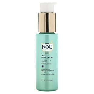 RoC, Multi Correxion, moisturizing cream for plumpness, SPF 30, 1.7 fl oz (50 ml).