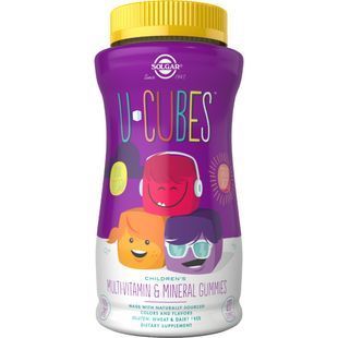Жевательные витамины и минералы для детей Solgar (U-Cubes Multi-Vitamin & Mineral) 120 жевательных конфет купить в Киеве и Украине