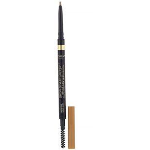 Eyebrow pencil Brow Stylist Definer, ultra-fine tip, shade 385 Light Blonde, LOreal, 0.09 g.