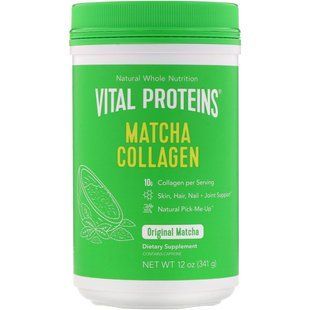 Matcha Collagen, оригінальний продукт маття, Vital Proteins, 12 унц (341 г)