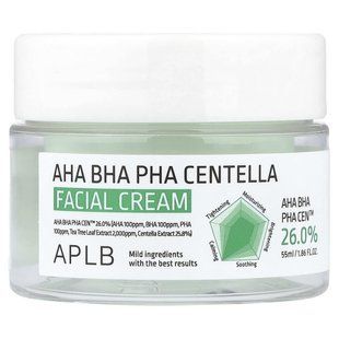 APLB, крем для лица с готу колой, AHA, BHA и PHA, 55 мл (1,86 жидк. унции) купить в Киеве и Украине