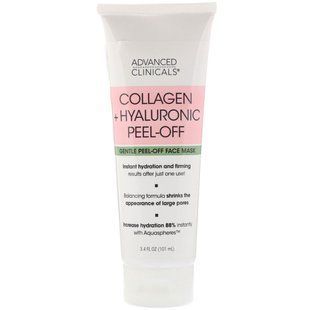 Маска для пилинга Advanced Clinicals (Collagen + Hyaluronic Peel-Off) 100 мл купить в Киеве и Украине