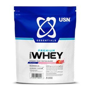 USN, Essentials Dynamic Whey, 1 kg, strawberry