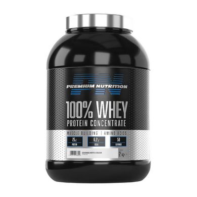 100% Whey Protein Concentrate Premium Nutrition 2 kg chocolate